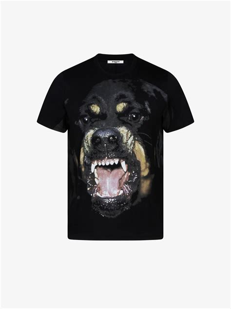 givenchy dog t-shirt|Givenchy dog print shirts.